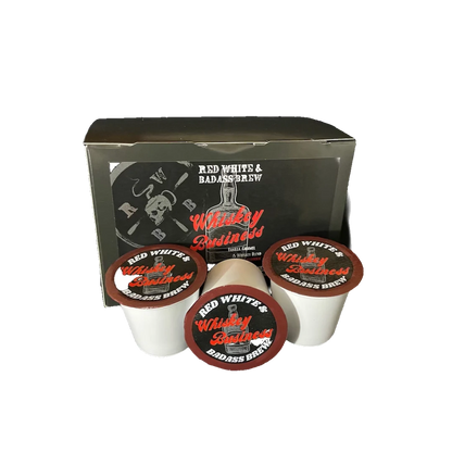 WHISKEY BUSINESS – K-CUPS - Red, White, & Badass Brew