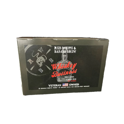 WHISKEY BUSINESS – K-CUPS - Red, White, & Badass Brew